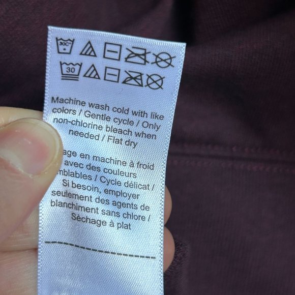 Untuckit Mens Corral 1/4 Zip Pullover Sweater Size L Bordeaux Maroon Mock Neck - Picture 11 of 11